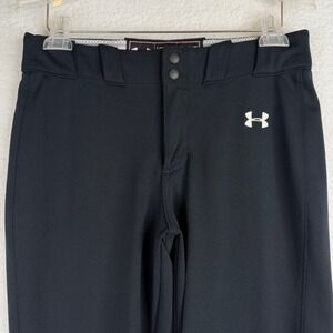 Under Armour Authentic Black Softball Pants Womens Medium Cropped Knicker Style